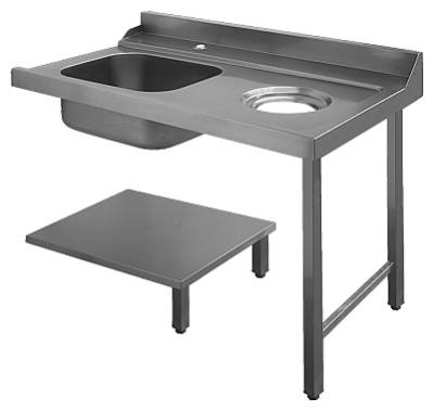 Стол для грязной посуды Apach 80208 1200 мм правый
